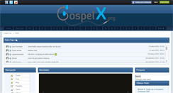 Desktop Screenshot of gospelx.org